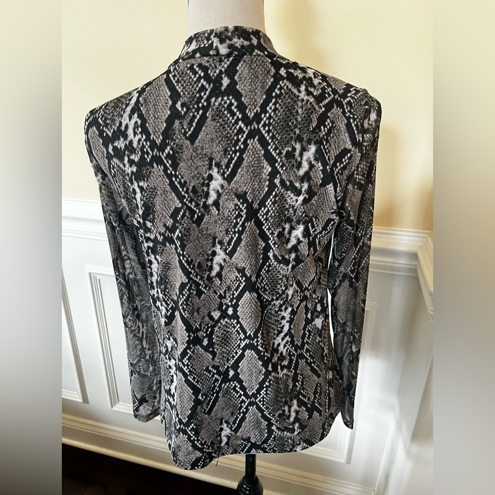Gray/Black, Classic Python Snake Skin print, High… - image 3